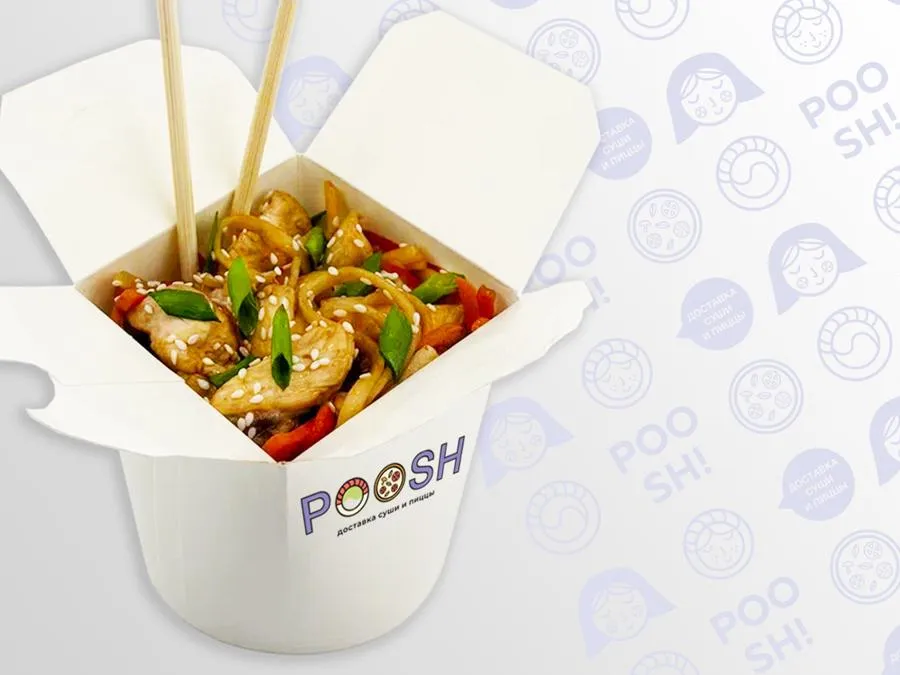 WOK с курицей