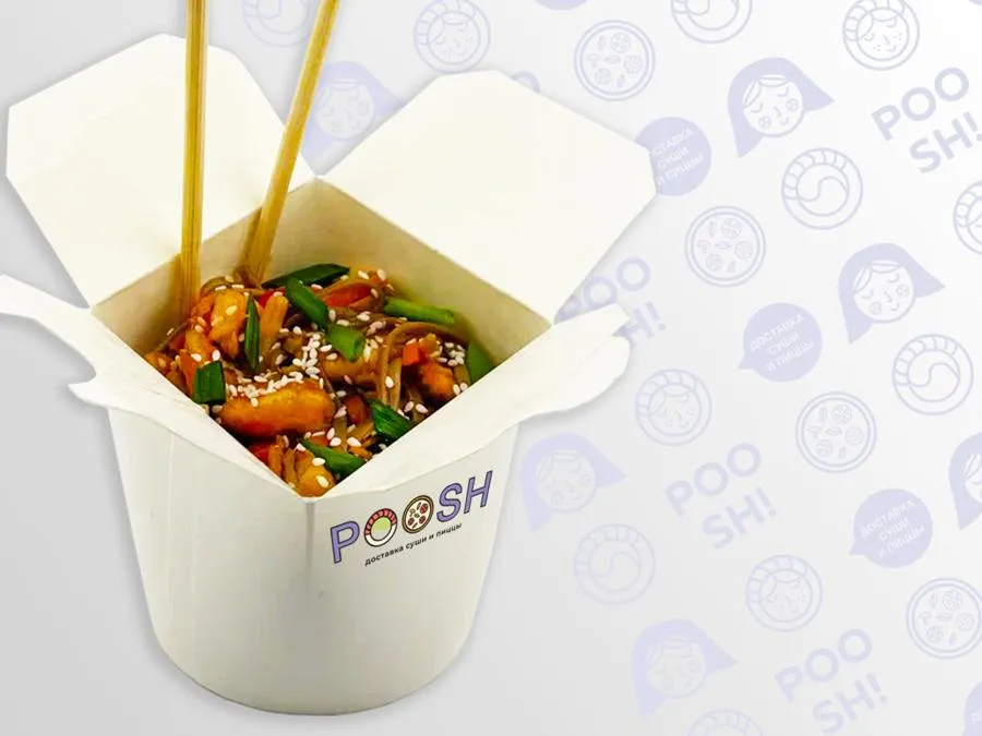 WOK с креветкой